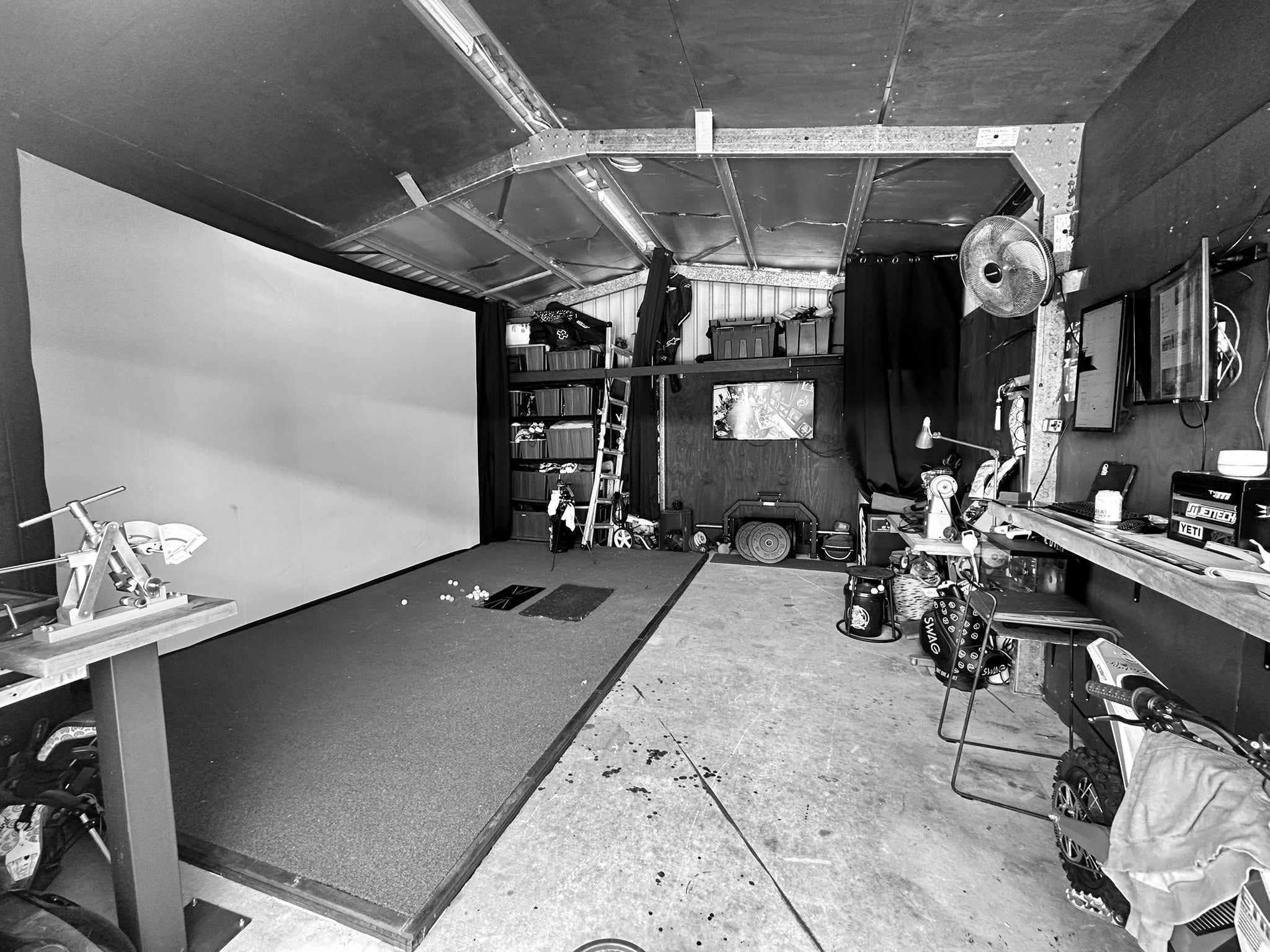 Oceans Golf workshop from the entrance